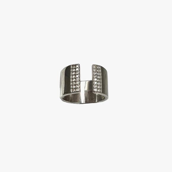 FREIDA ROTHMAN Radiance Open Cuff RIng Size 6 - Picture 1 of 4